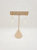 Pearl Double Dangle Earring