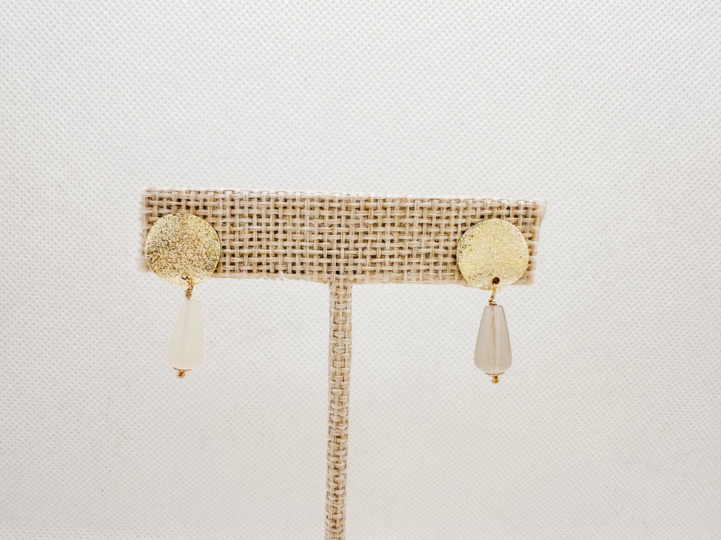 Grey Skies Earring