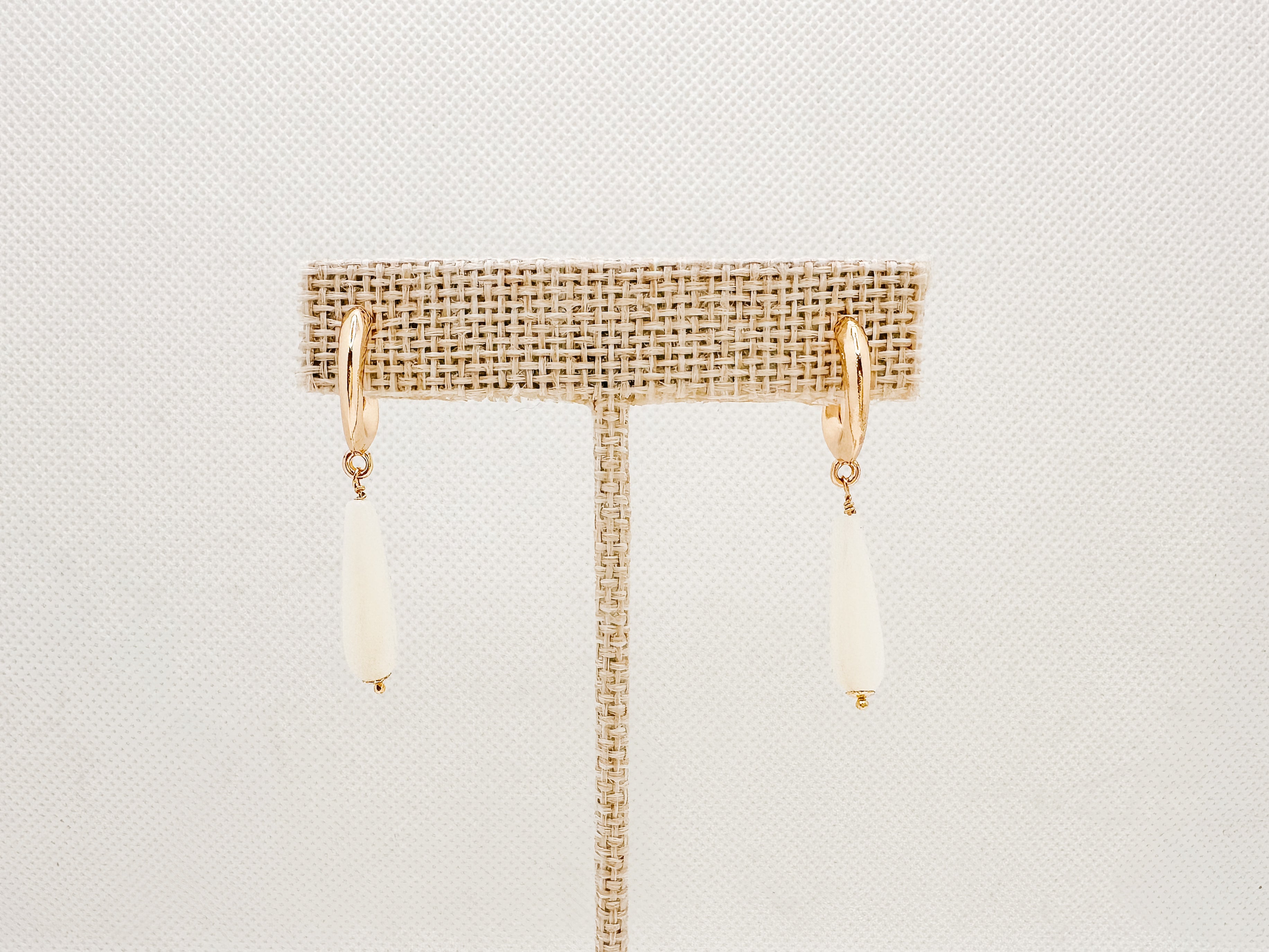 MOP Hoop Earring