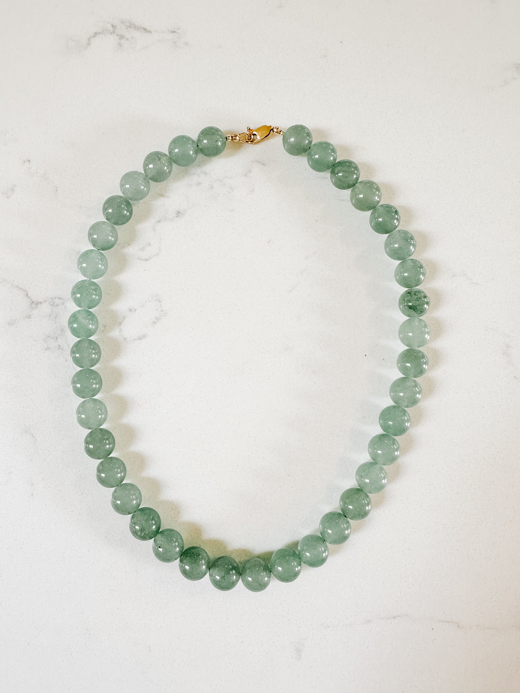 Chunky Green Sea Necklace