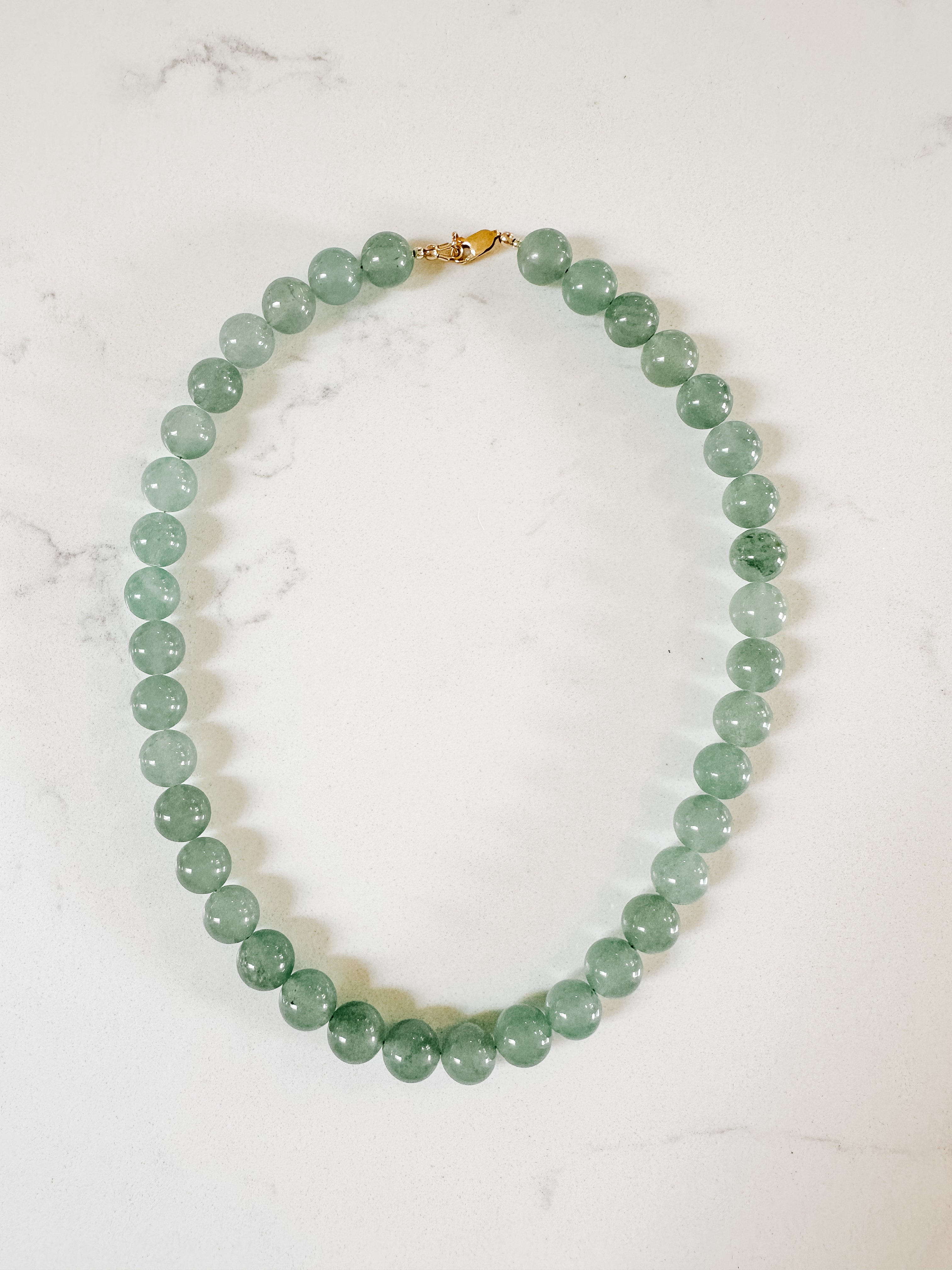 Chunky Green Sea Necklace