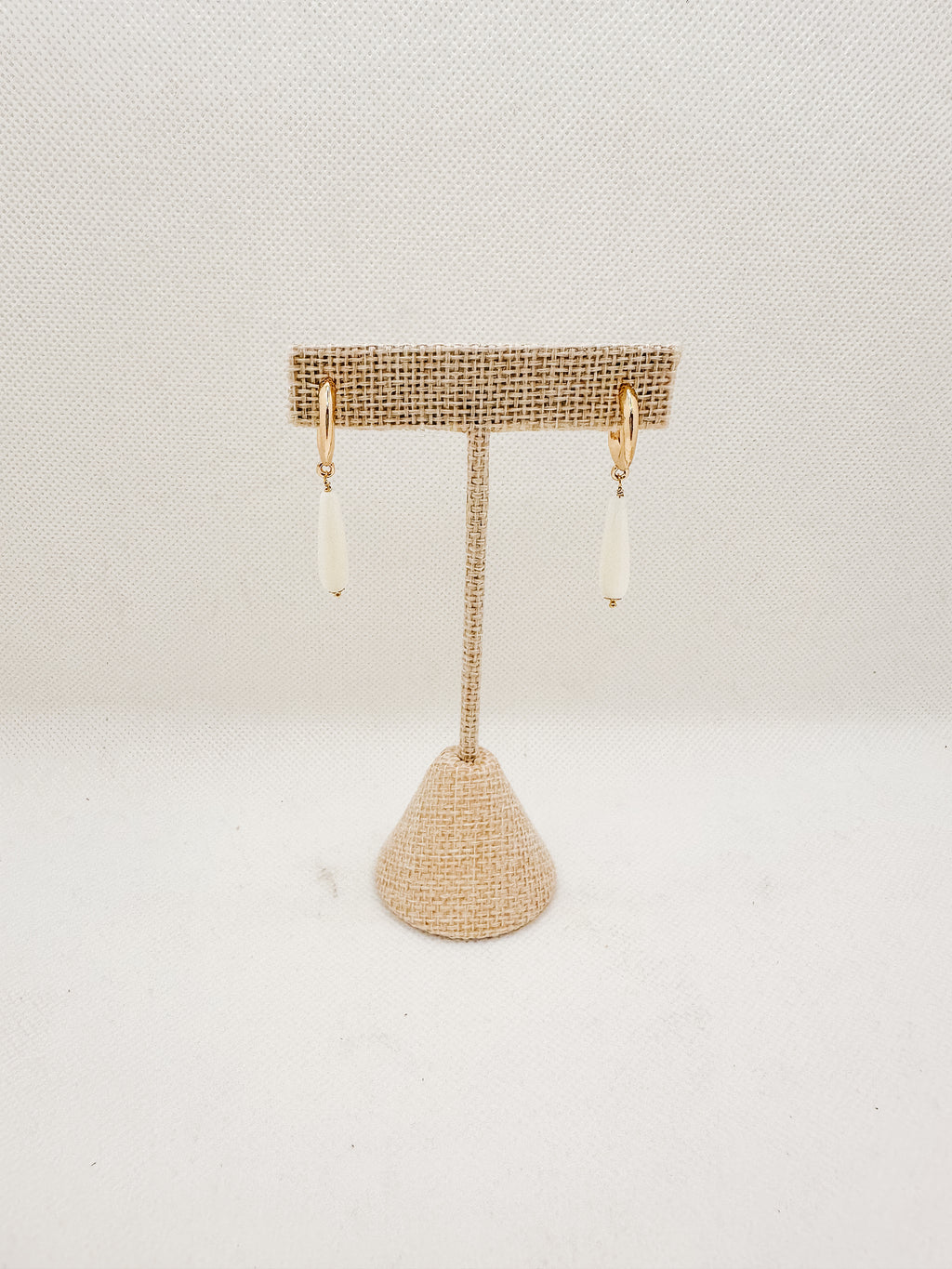 MOP Hoop Earring