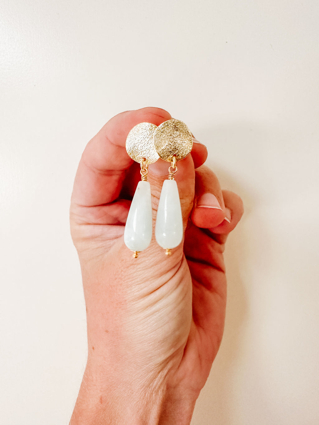 Blue Drop Earrings
