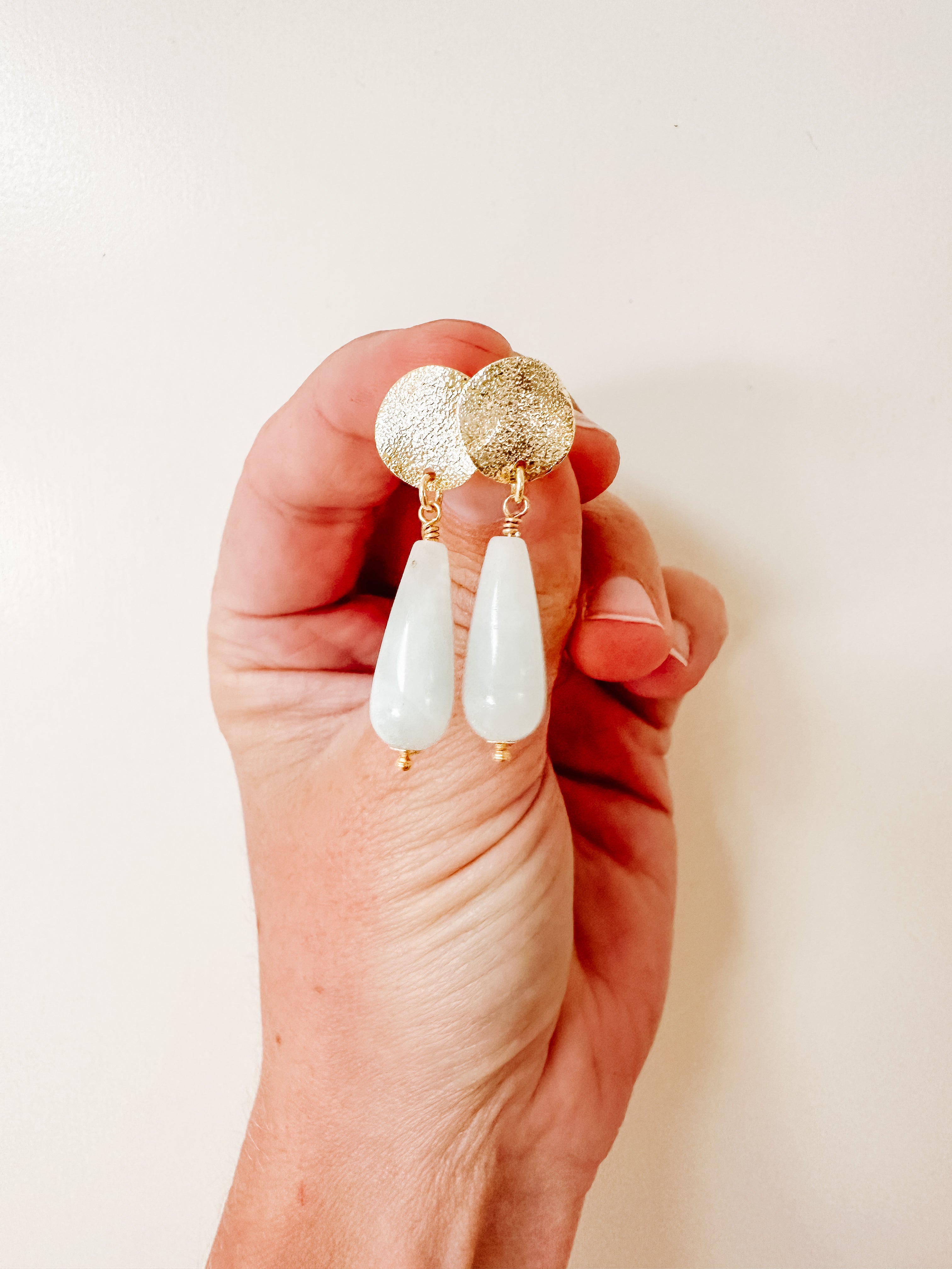 Blue Drop Earrings