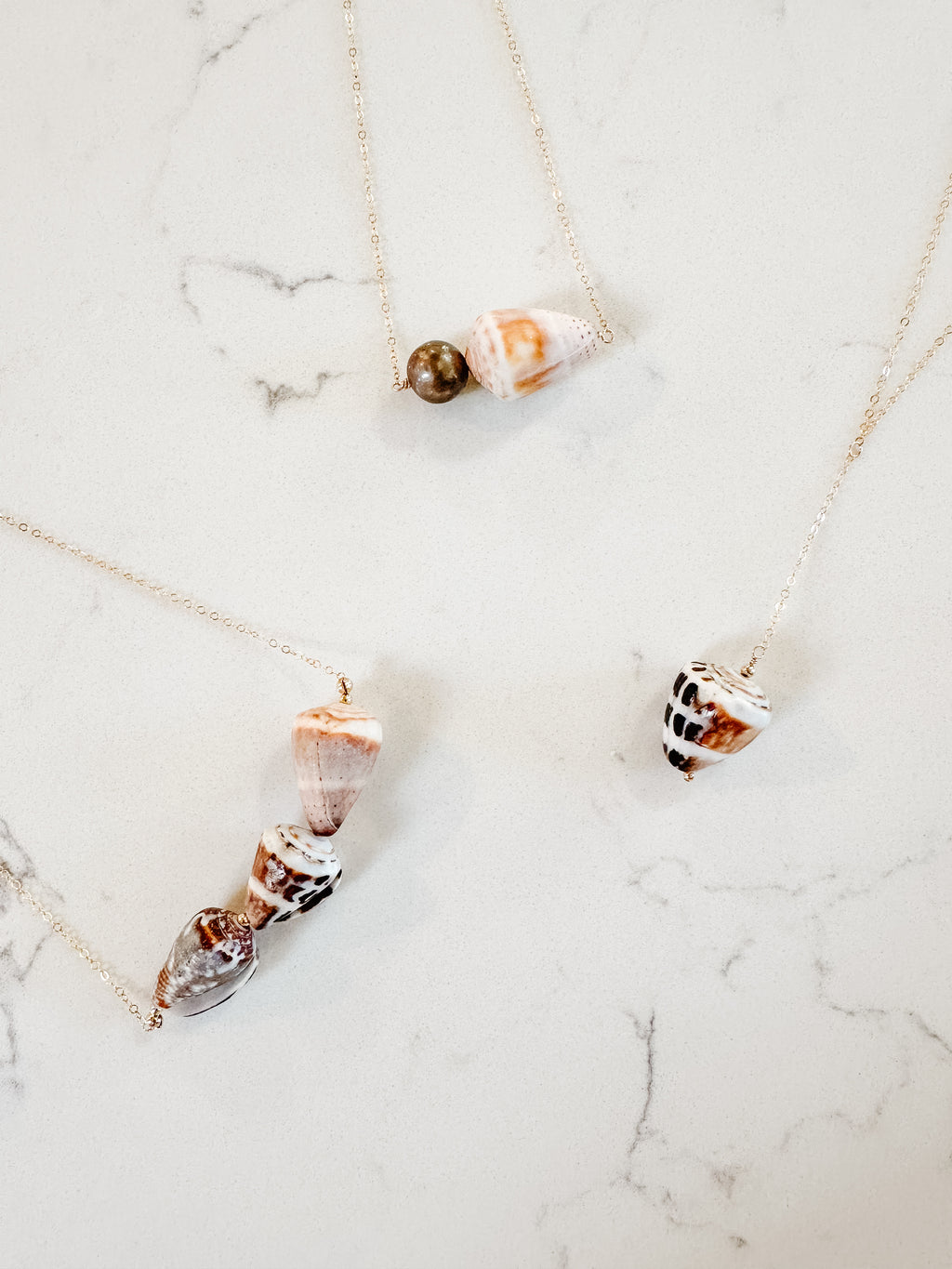 Shell Trio Necklace