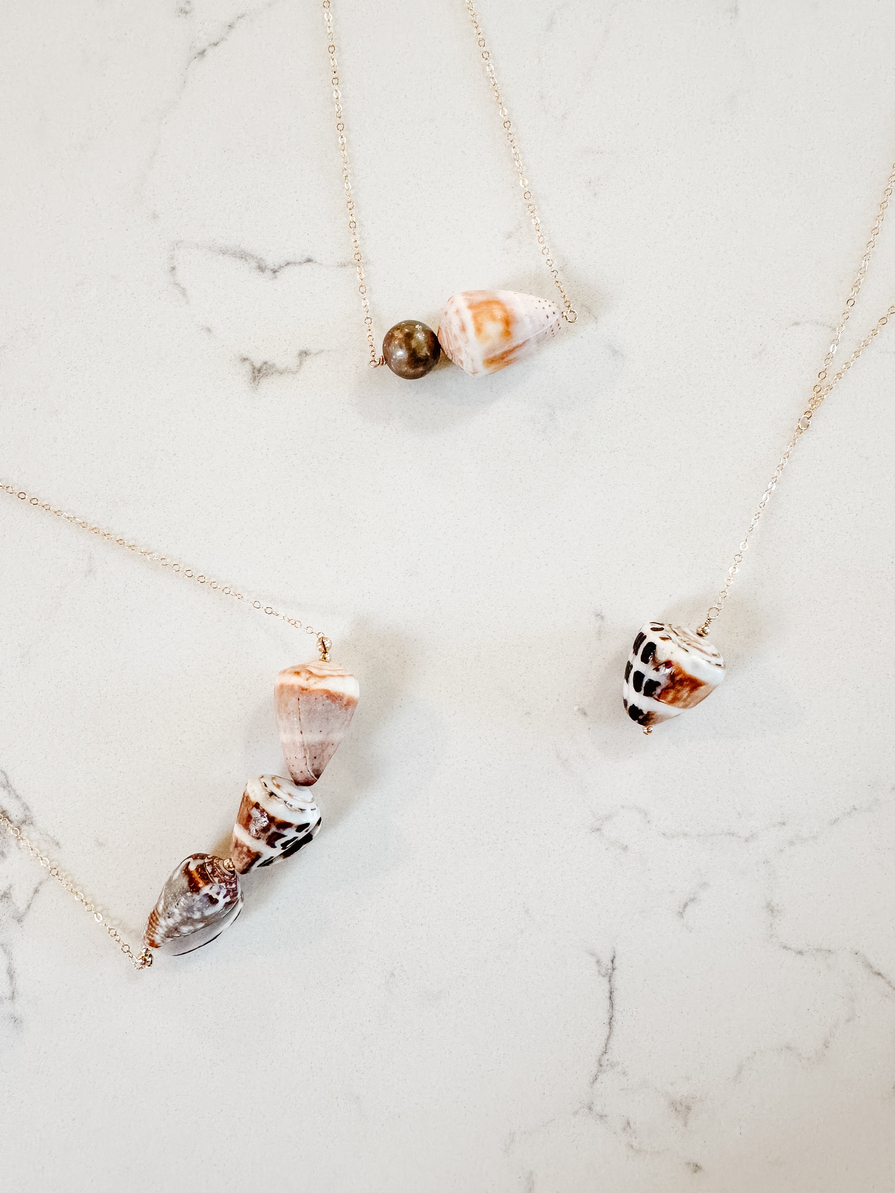 Shell Trio Necklace