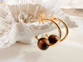 Coconut Hoop Earring