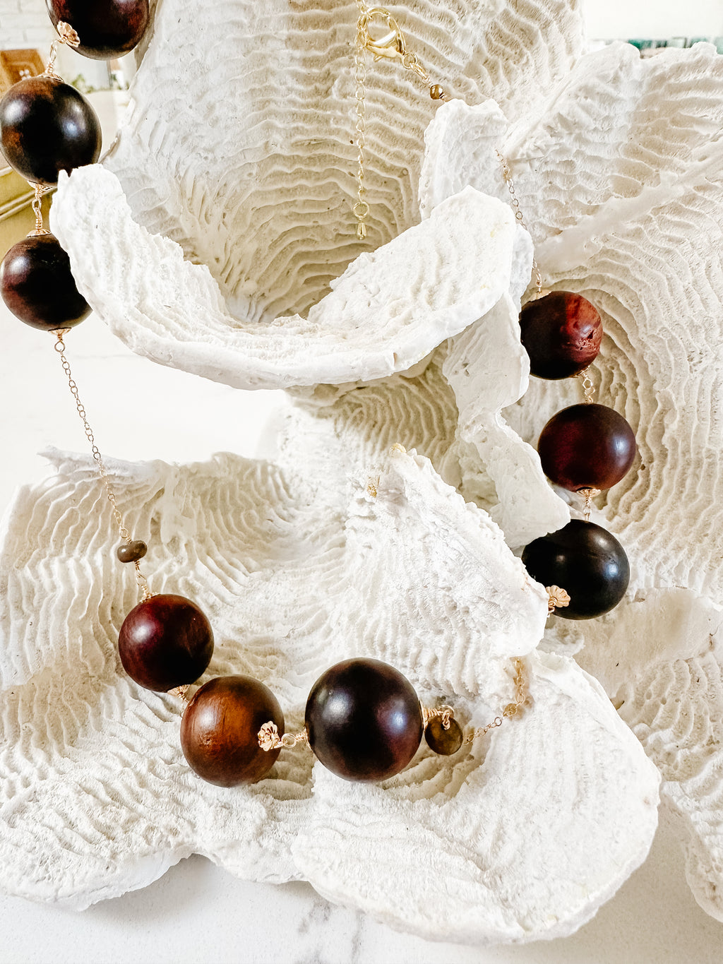 Wood Baubles Necklace