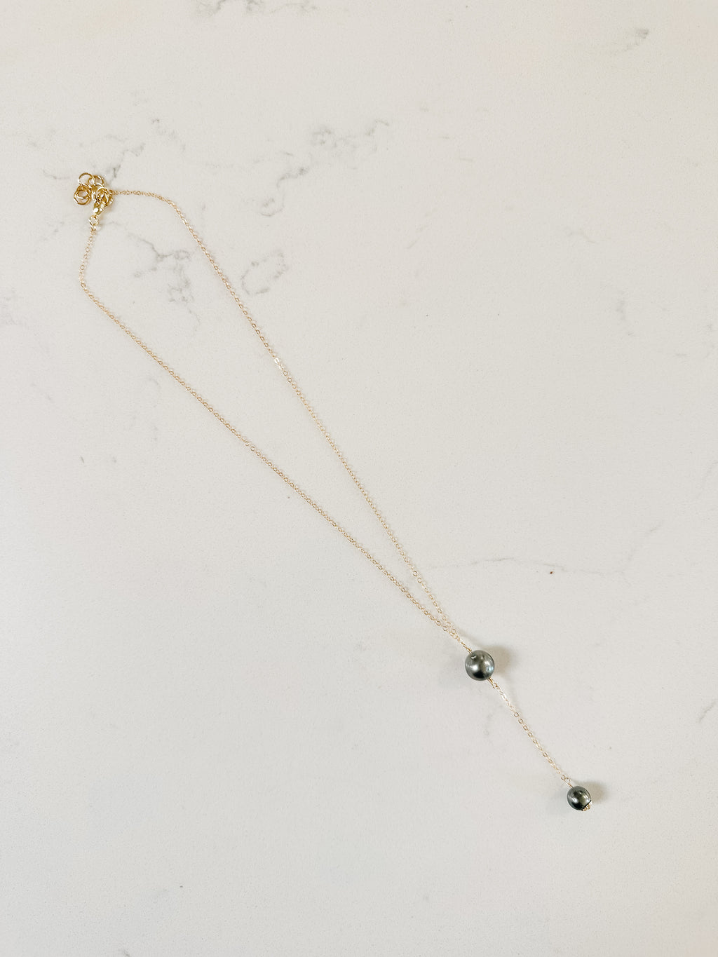 Tahitian Pearl Lariat Necklace