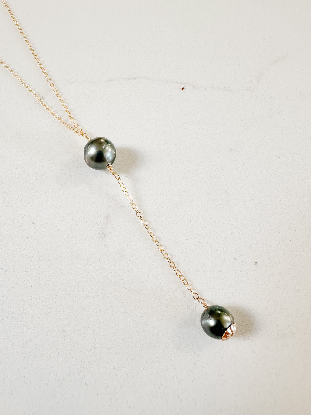 Tahitian Pearl Lariat Necklace