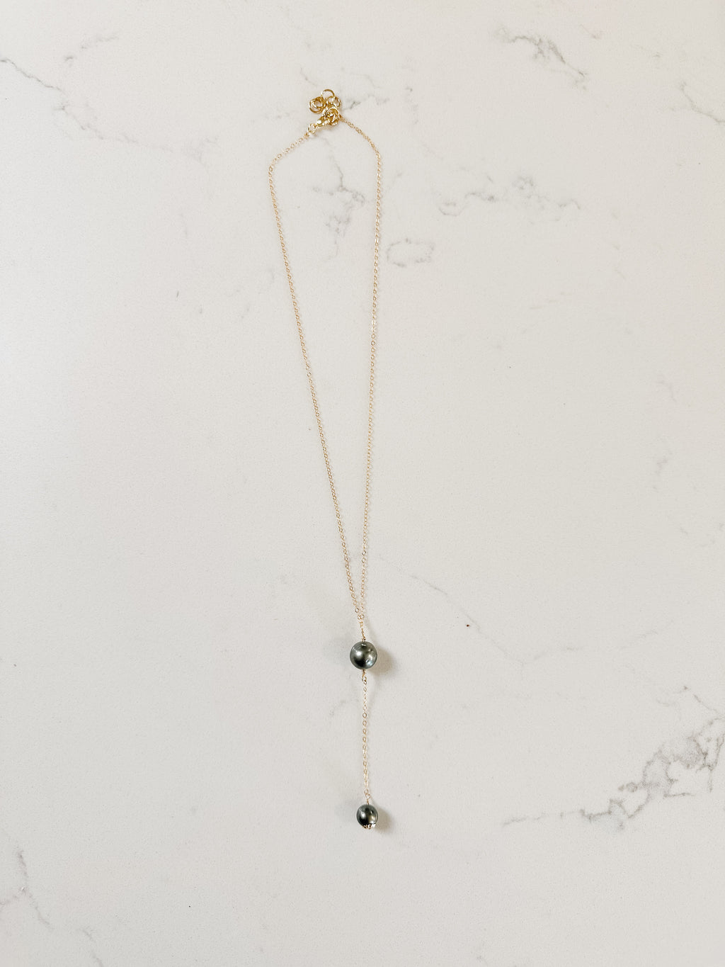 Tahitian Pearl Lariat Necklace